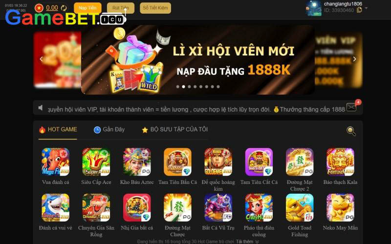 Các bước tải game bắn cá Gamebet về máy